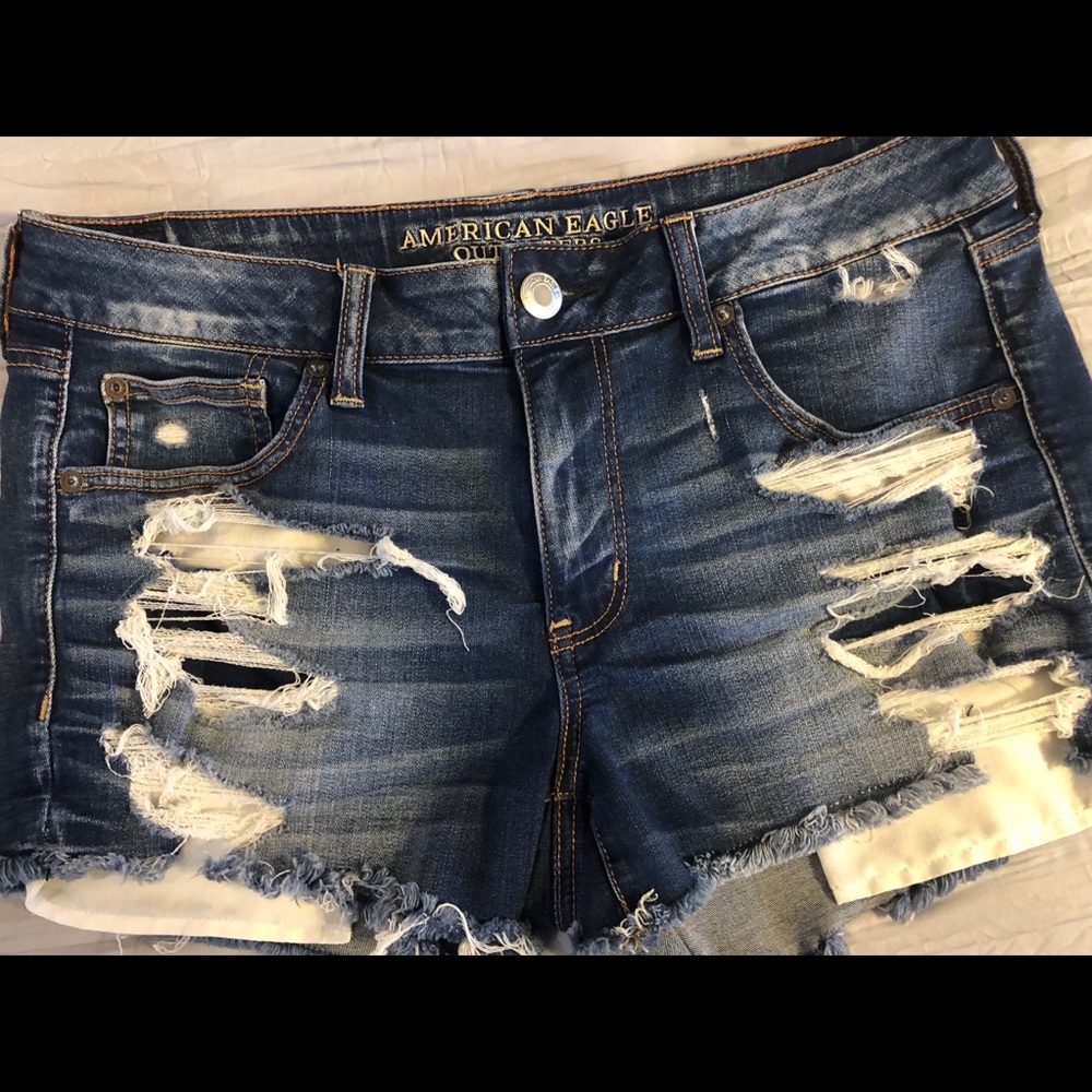 American eagle jean shorts